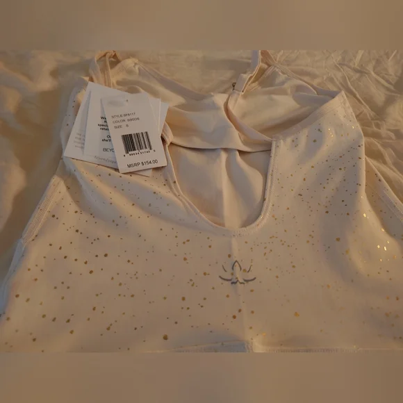 NWT Gold Ivory BEYOND YOGA Alloy Ombre Elevation Jumpsuit S Carbon38 Small HTF - Picture 8 of 11